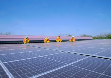 solar panel installation